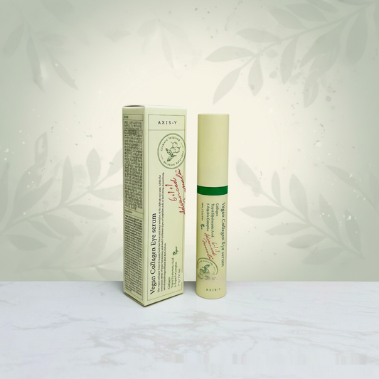 AXIS-Y Eye Serum with botanical gradient background