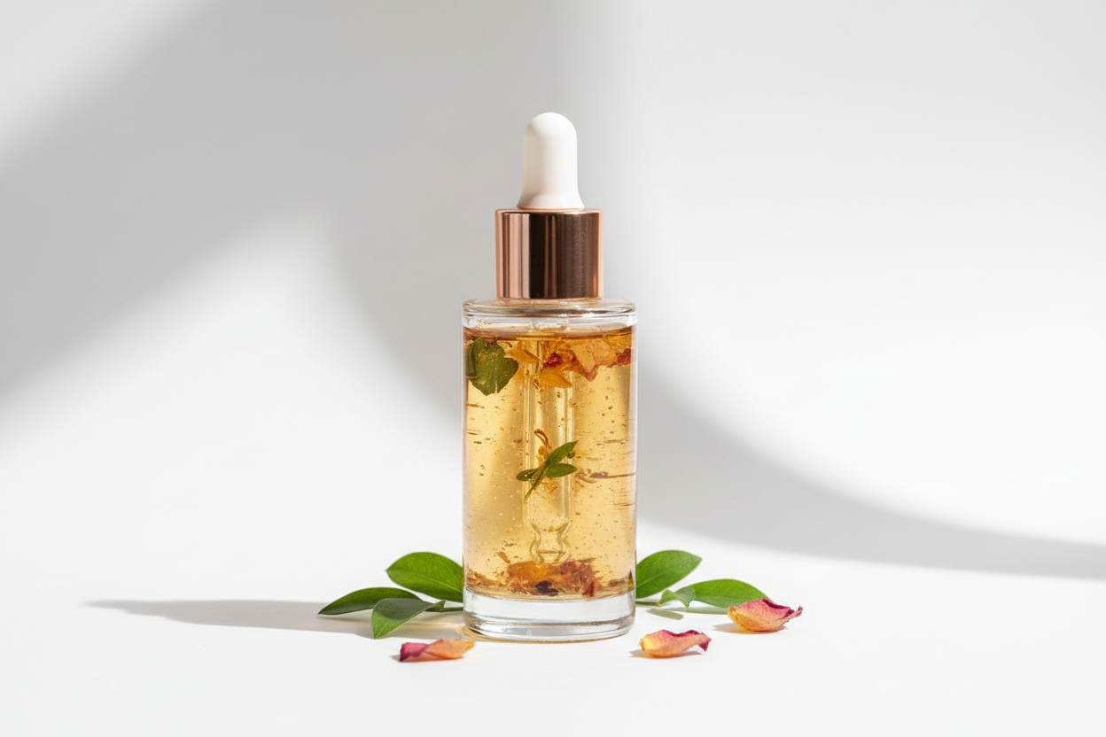 Serum bottle imagwe with no brand name on it